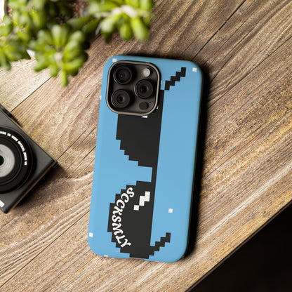 Pixel Glass Tough Phone Case for Apple