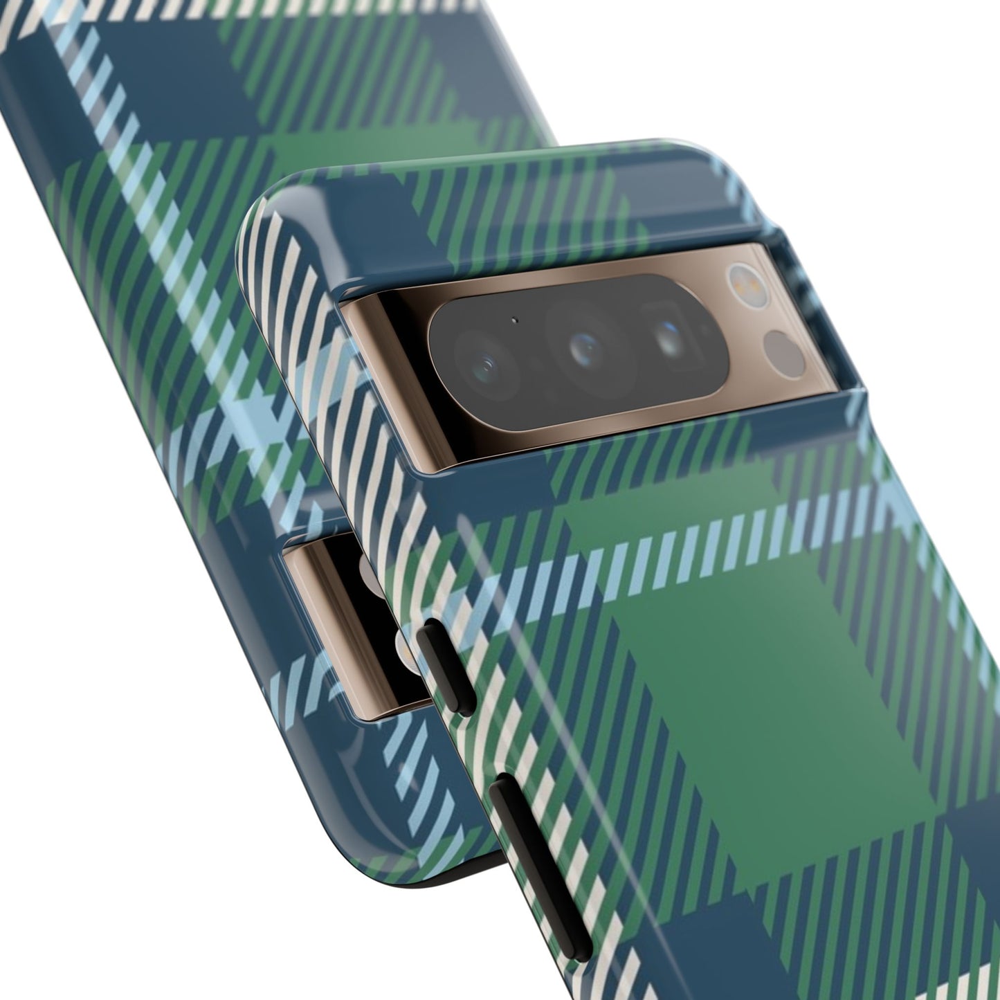 Earth and Sky Plaid Tough Phone Case for Google Pixel