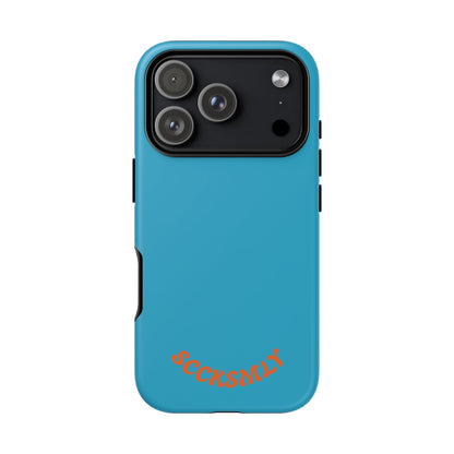 SOLID Blue Spook Tough Case for Apple