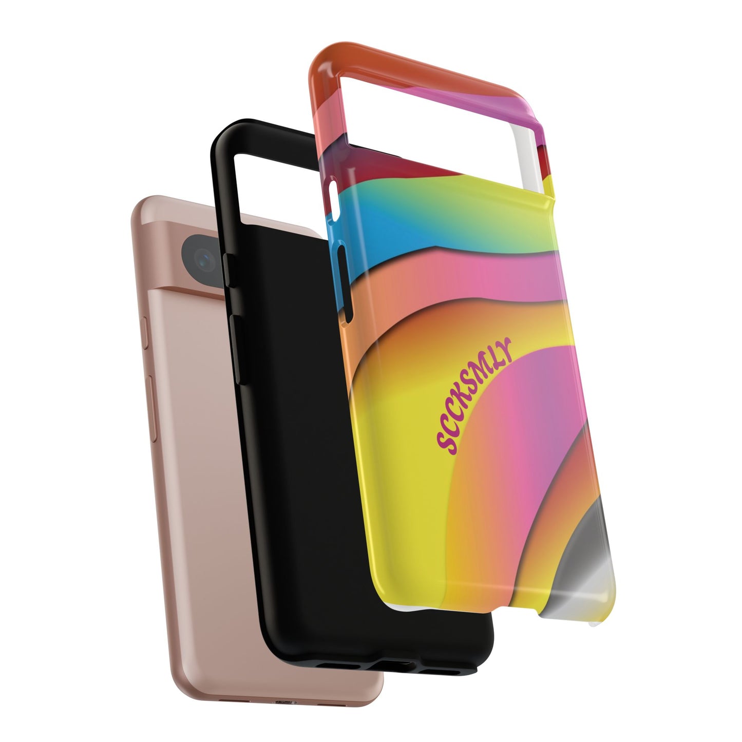 Modern Retro Rainbow Phone Case for Google Pixel