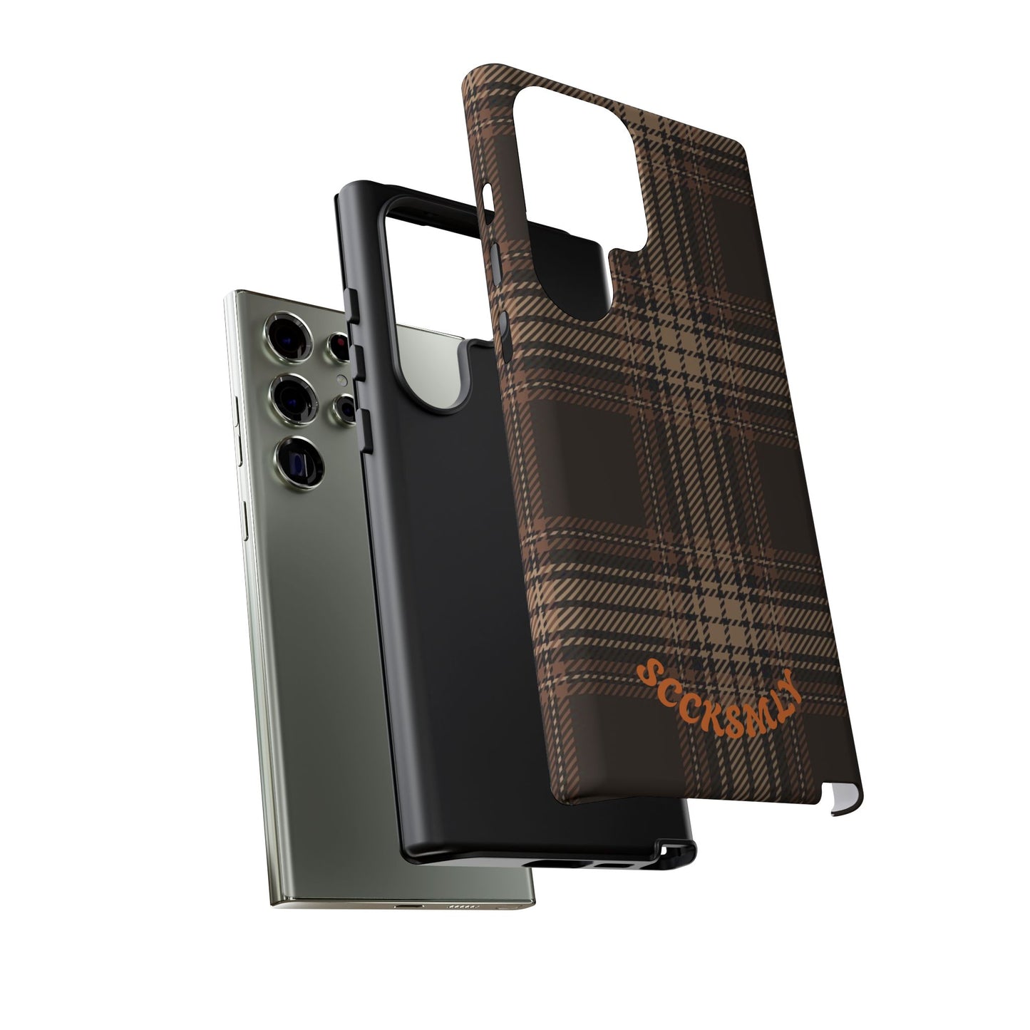 Brown Bread Plaid Tough Phone Case Samsung