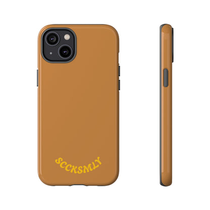 SOLID Spiced Caramel Tough Case for Apple
