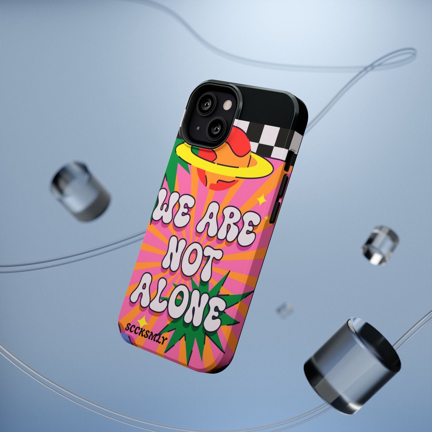 WE ARE NOT ALONE Tough Phone Case for Apple