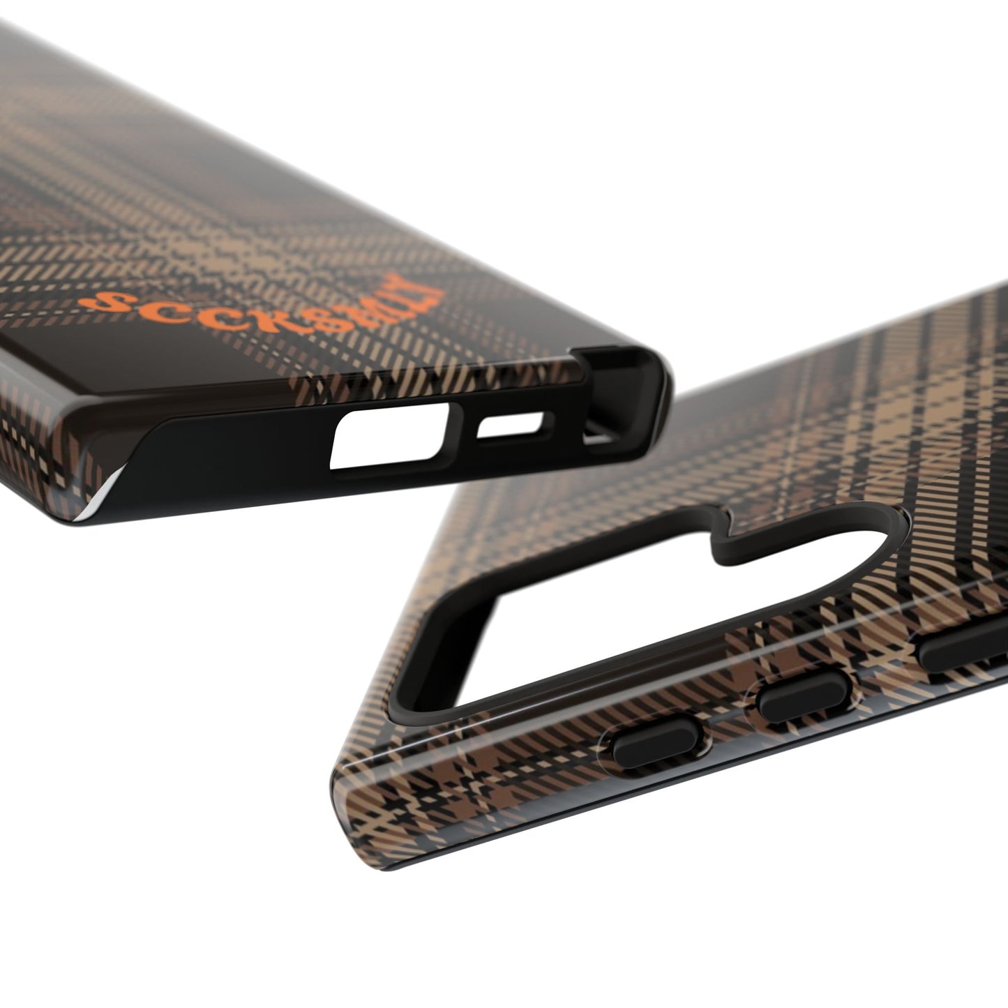 Brown Bread Plaid Tough Phone Case Samsung