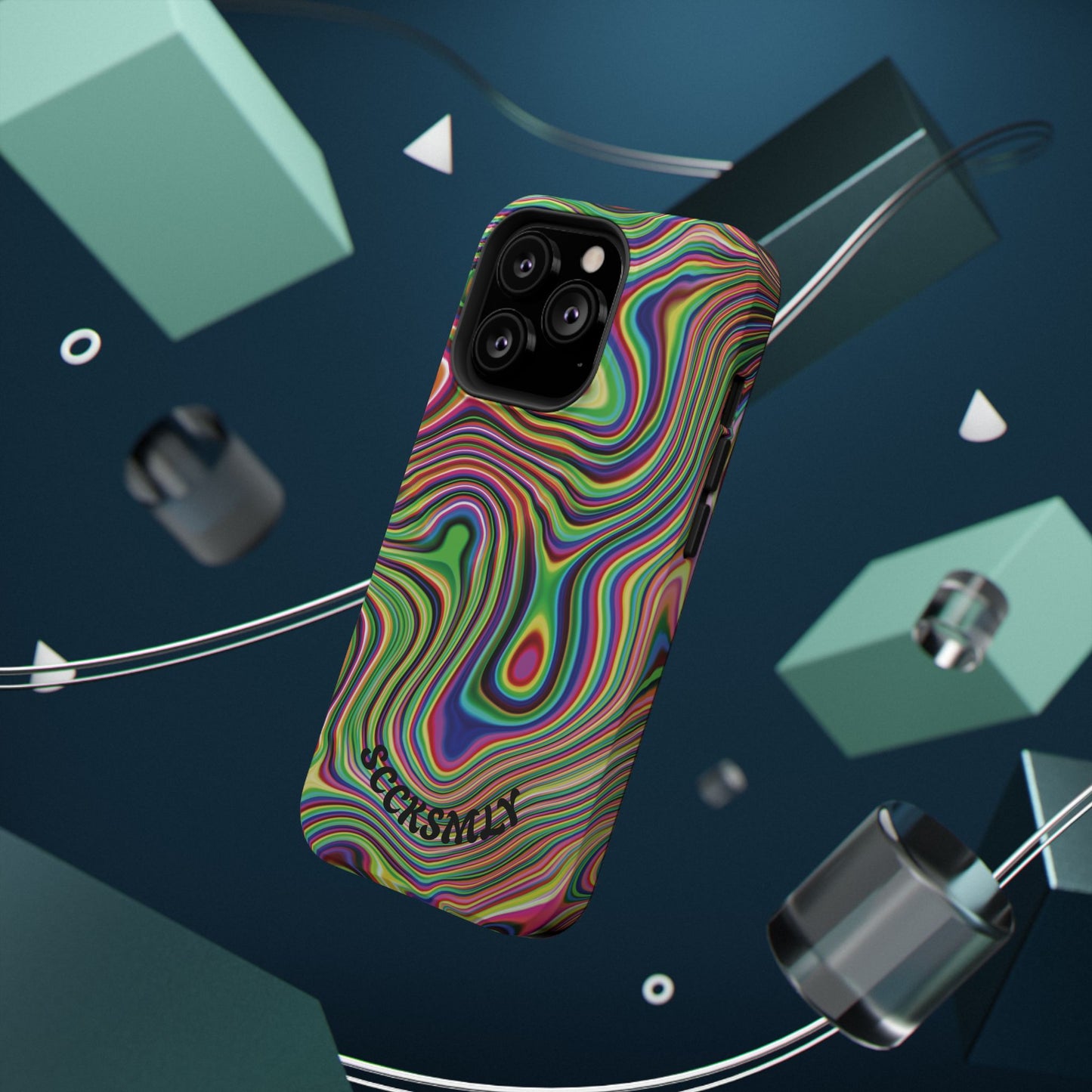 Acid Swirl Phone Case for Apple