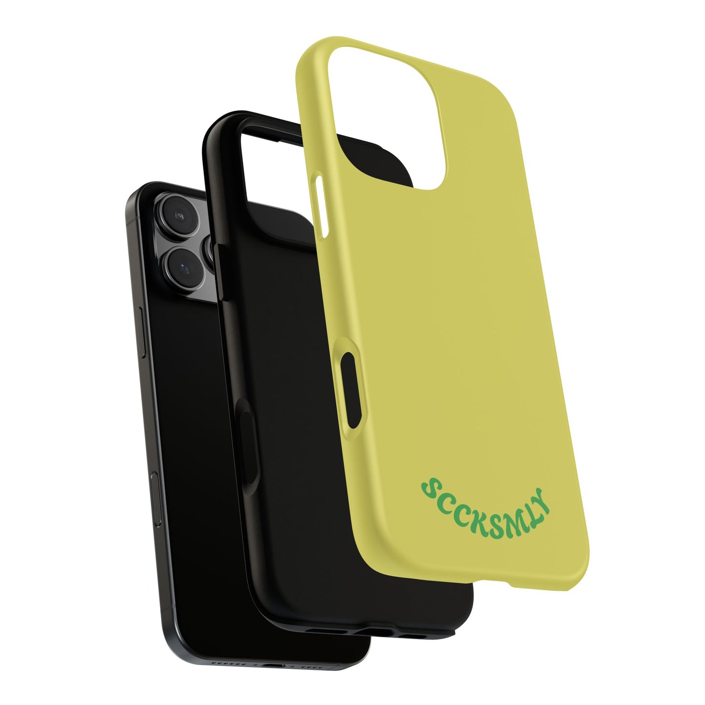 SOLID Lemon Pop Tough Case for Apple