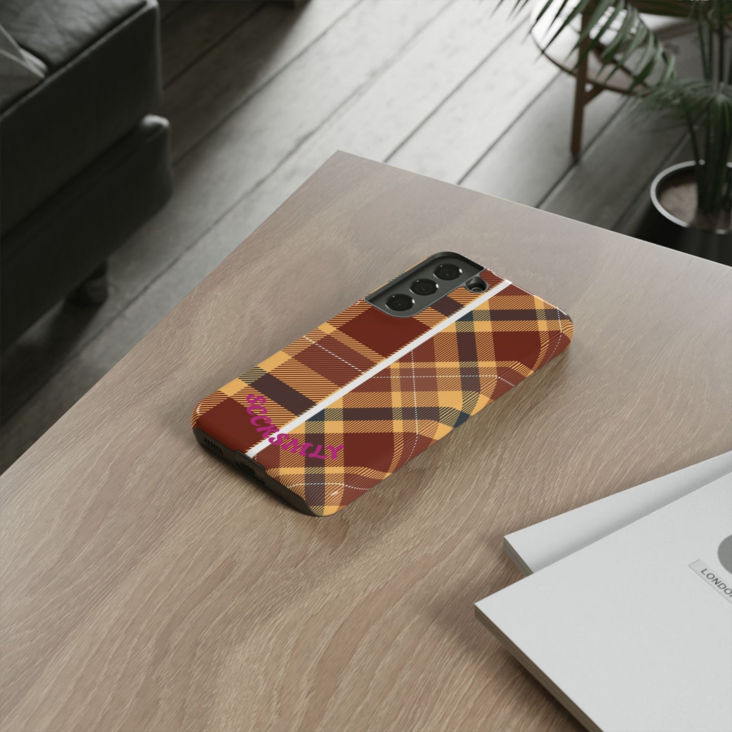 Autumn Plaid Phone Case for Samsung