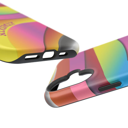 Modern Retro Rainbow Phone Case for Apple