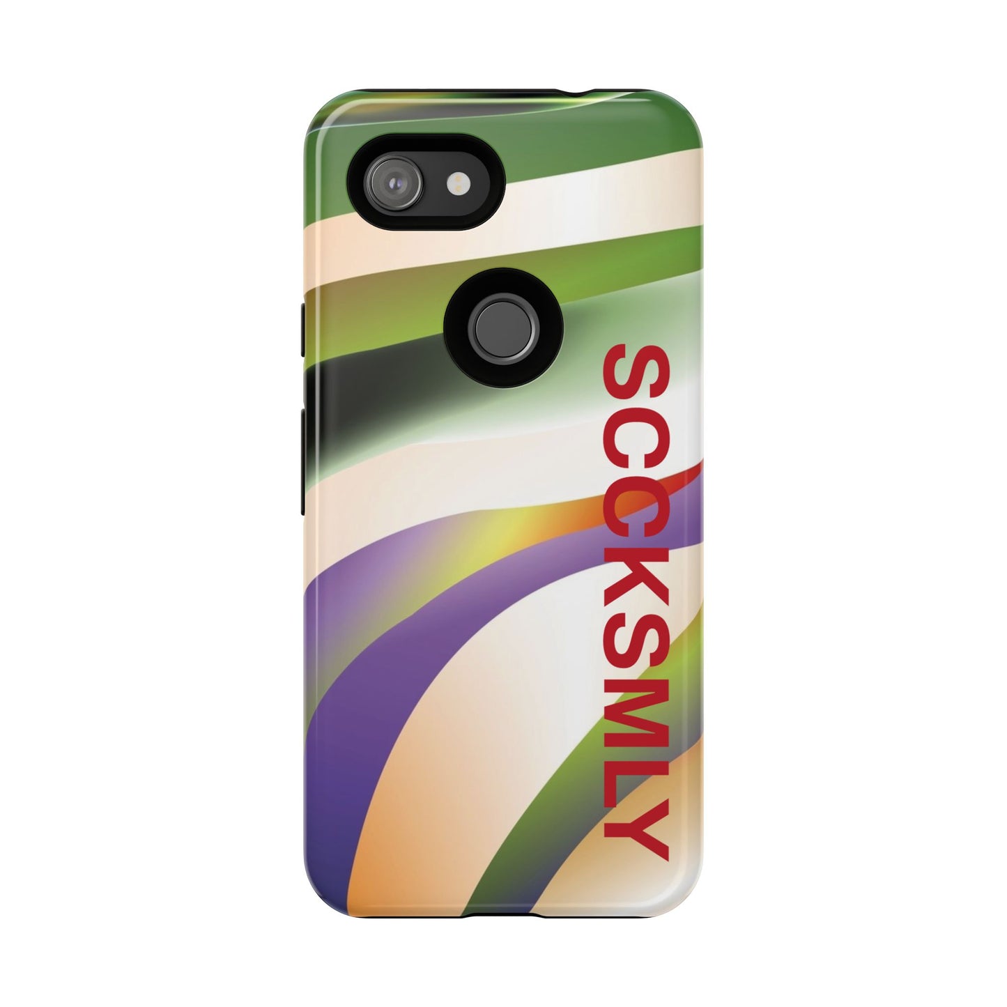 Green Waves Phone Case for Google Pixel