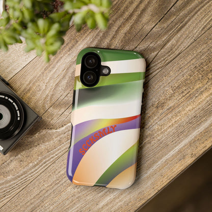 Green Waves Phone Case for Apple