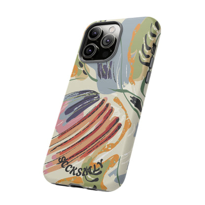 Botanical Strokes Palette Tough Phone Case for Apple