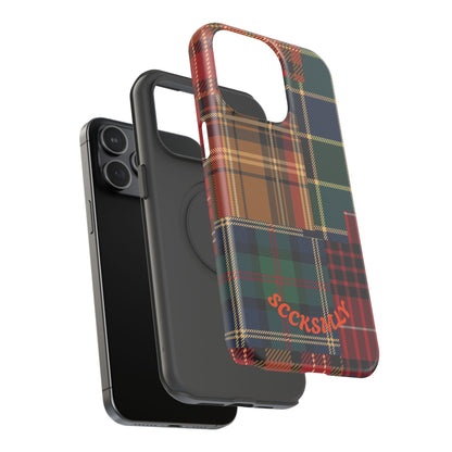 Heritage Hues Patchwork Tough Phone Case for Apple