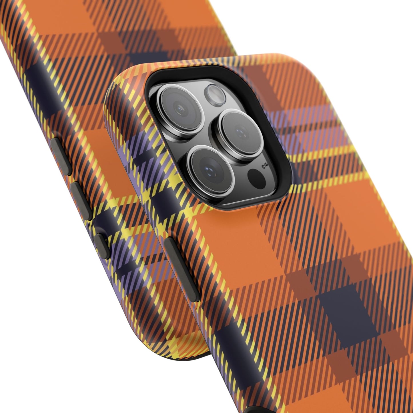 Orange Sickle Plaid  Phone Case for Apple