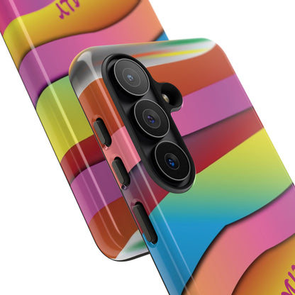 Modern Retro Rainbow Phone Case for Samsung
