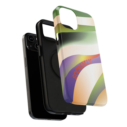 Green Waves Phone Case for Apple