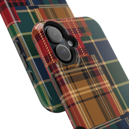 Heritage Hues Patchwork Tough Phone Case for Apple