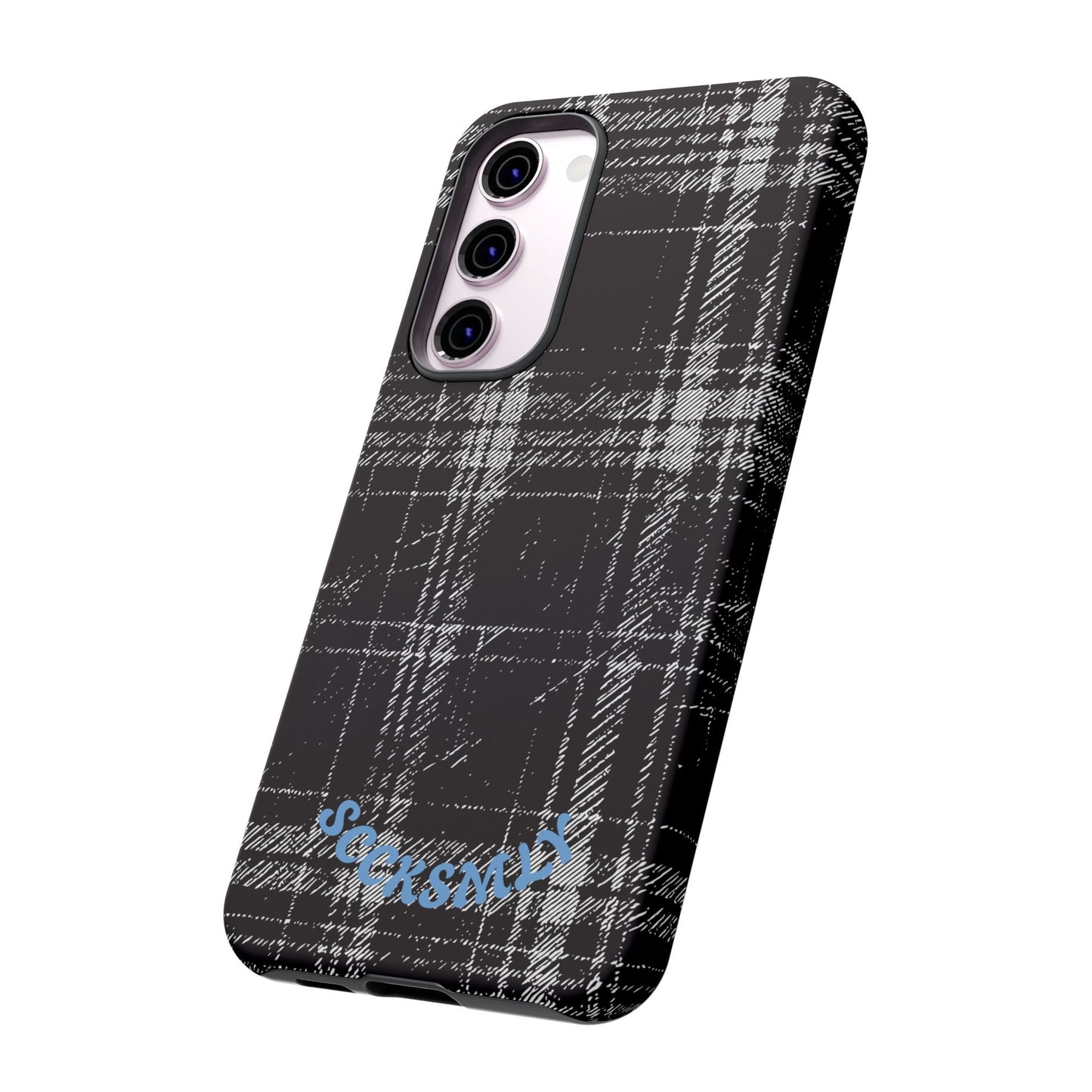 Smoky Grungy Plaid Phone Case for Samsung
