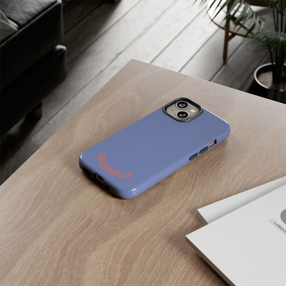 Periwinkle Blue Tough Phone Case for Apple