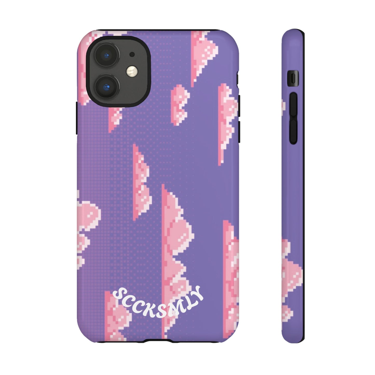 Purple Cotton Candy Sky Tough Phone Case for Apple