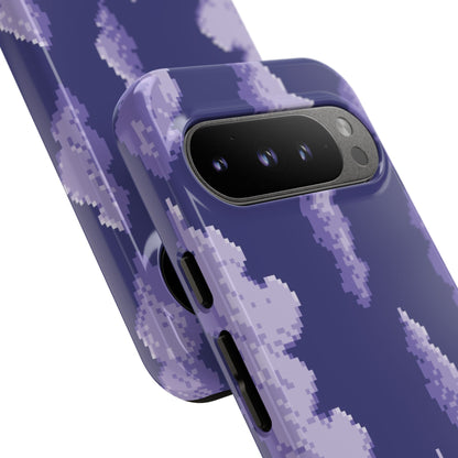 Lilac Pixel Cloud Tough Phone Case for Google Pixel