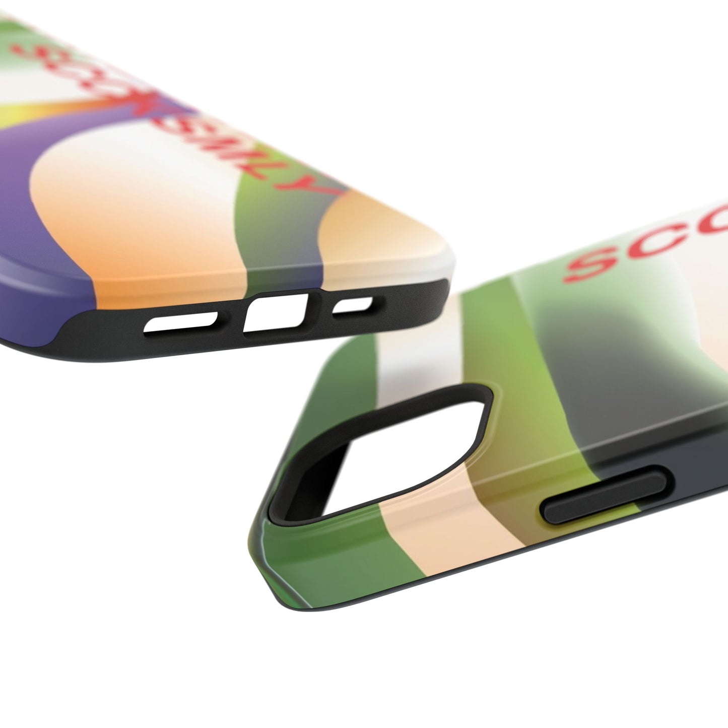 Green Waves Phone Case for "IOS or Apple"