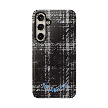 Smoky Grungy Plaid Phone Case for Samsung