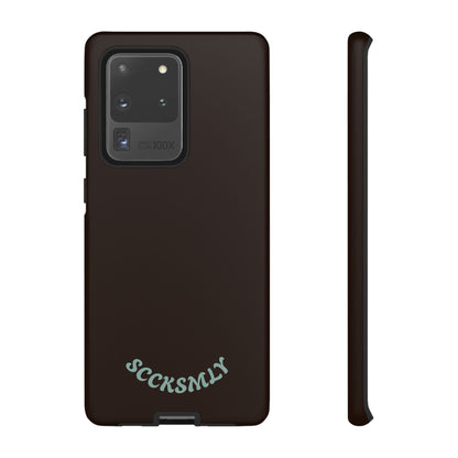 SOLID Espresso Mint Tough Phone Case for Samsung