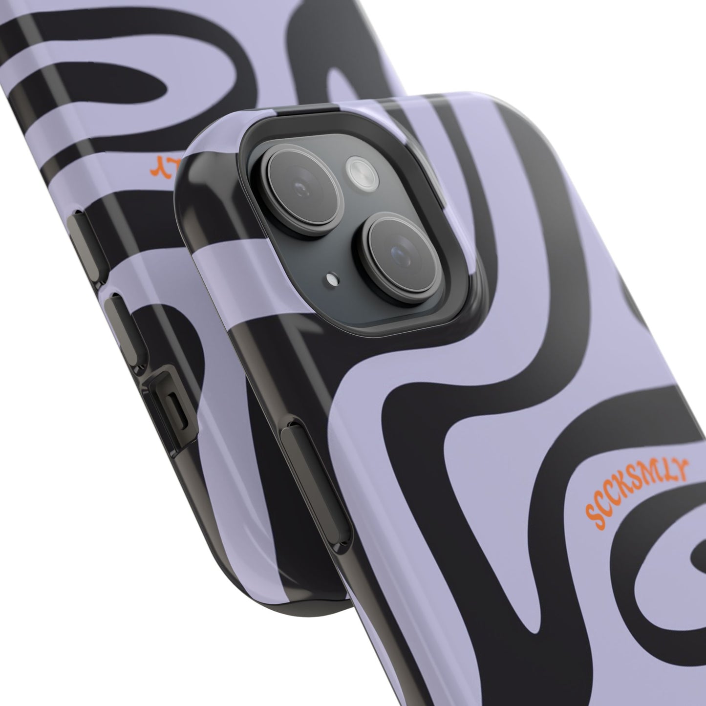 Purple Swirl Phone Case for "IOS or Apple"