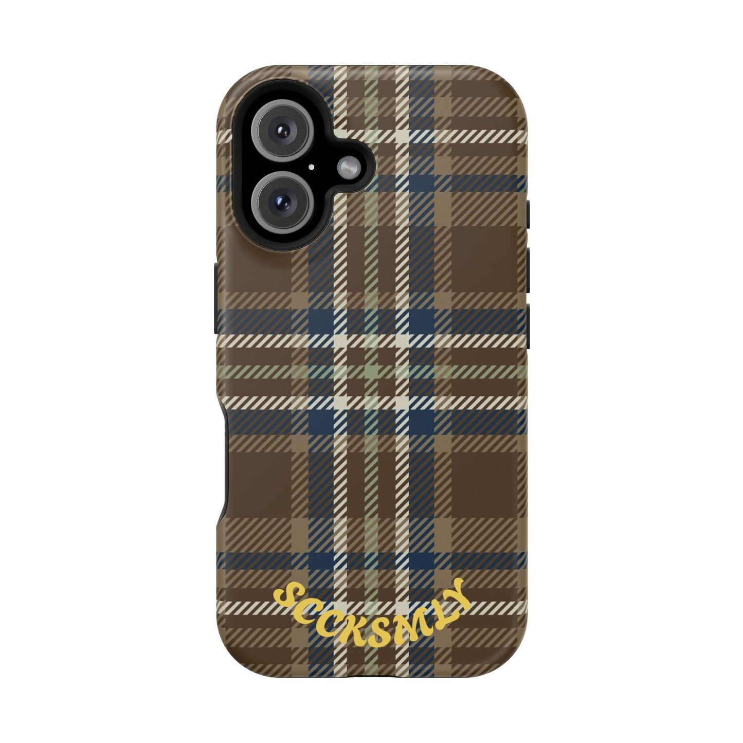 Earth and Sky Plaid Phone Case for Apple