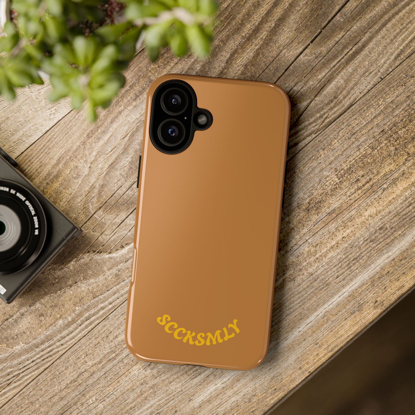 SOLID Spiced Caramel Tough Case for Apple