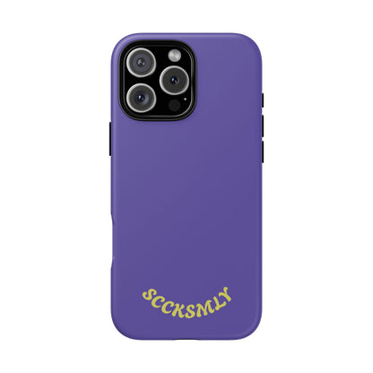 SOLID Dreamy Dusk Purple Tough Case for Apple