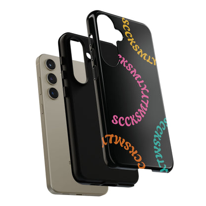 Y2K Wavy Script Tough Case for Samsung