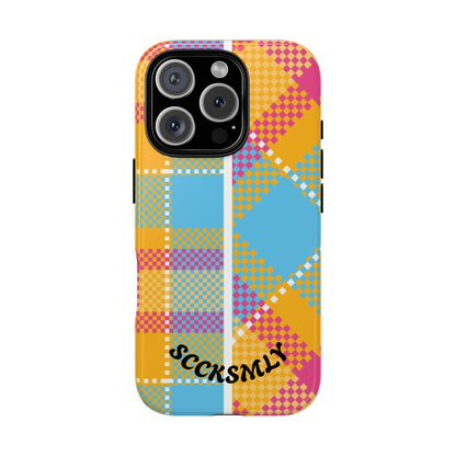 Pattern Punch Phone Case for Apple