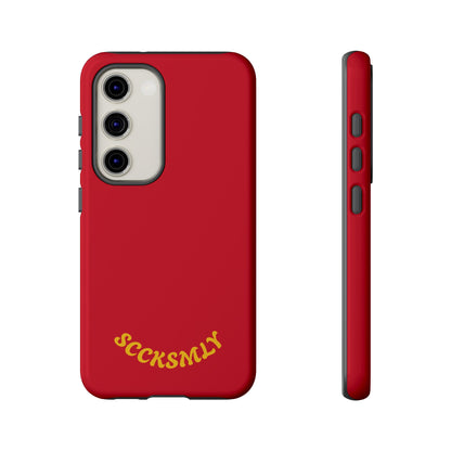 SOLID Calm Cherry Tough Case for Samsung