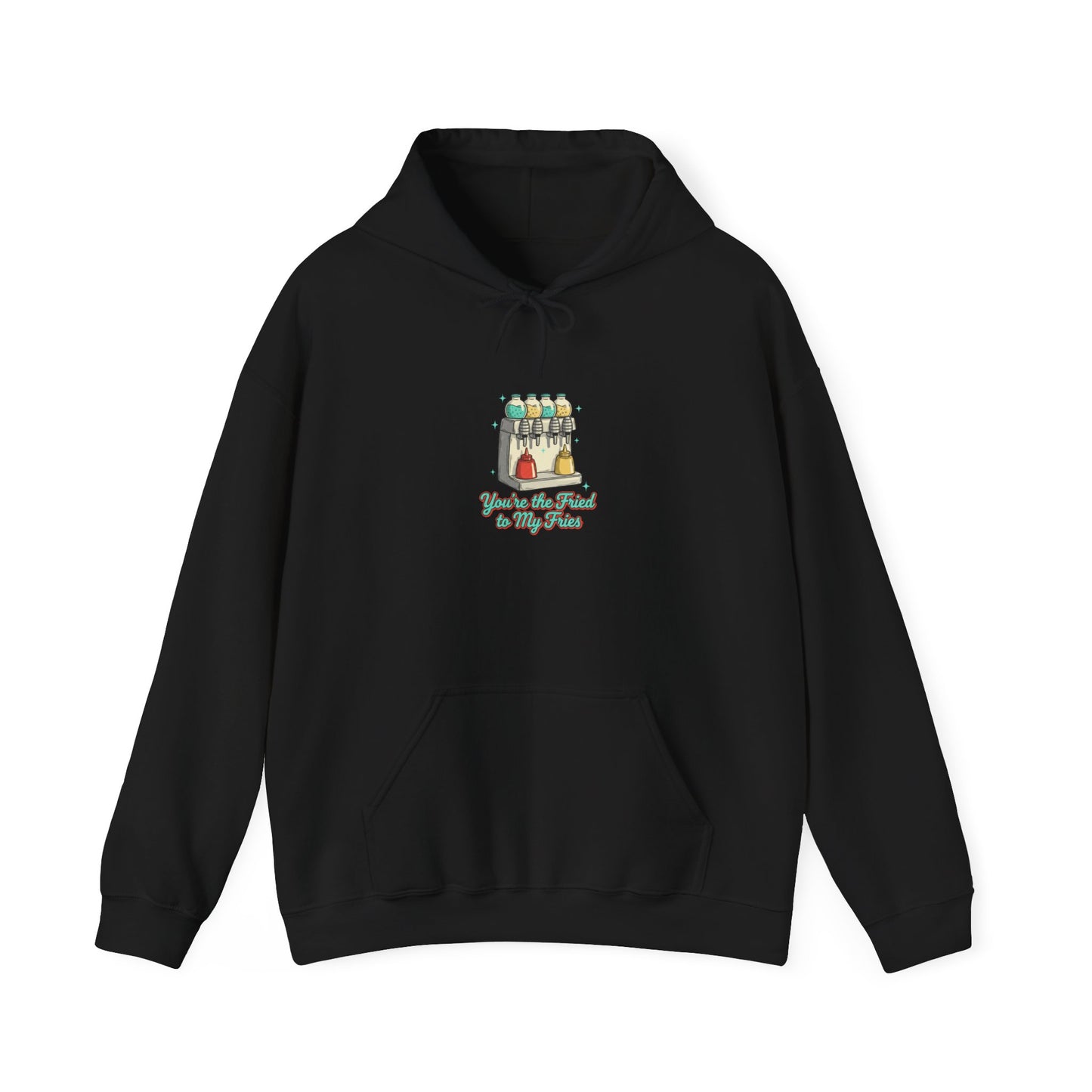 Pantry Label Art Hoodie | retro diner matchbook, vintage grocery sign print