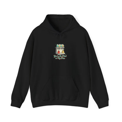 Pantry Label Art Hoodie | retro diner matchbook, vintage grocery sign print