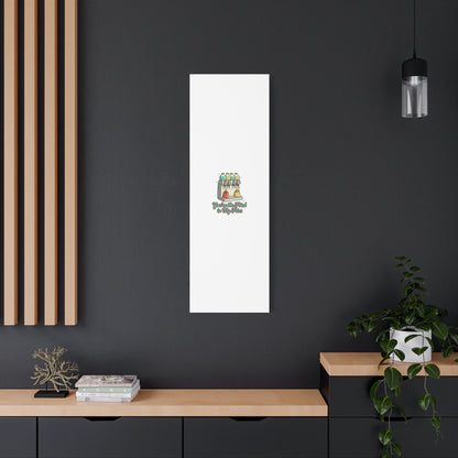You’re the Fried to My Fries Canvas | Retro Diner Matchbook, Pantry Label Art