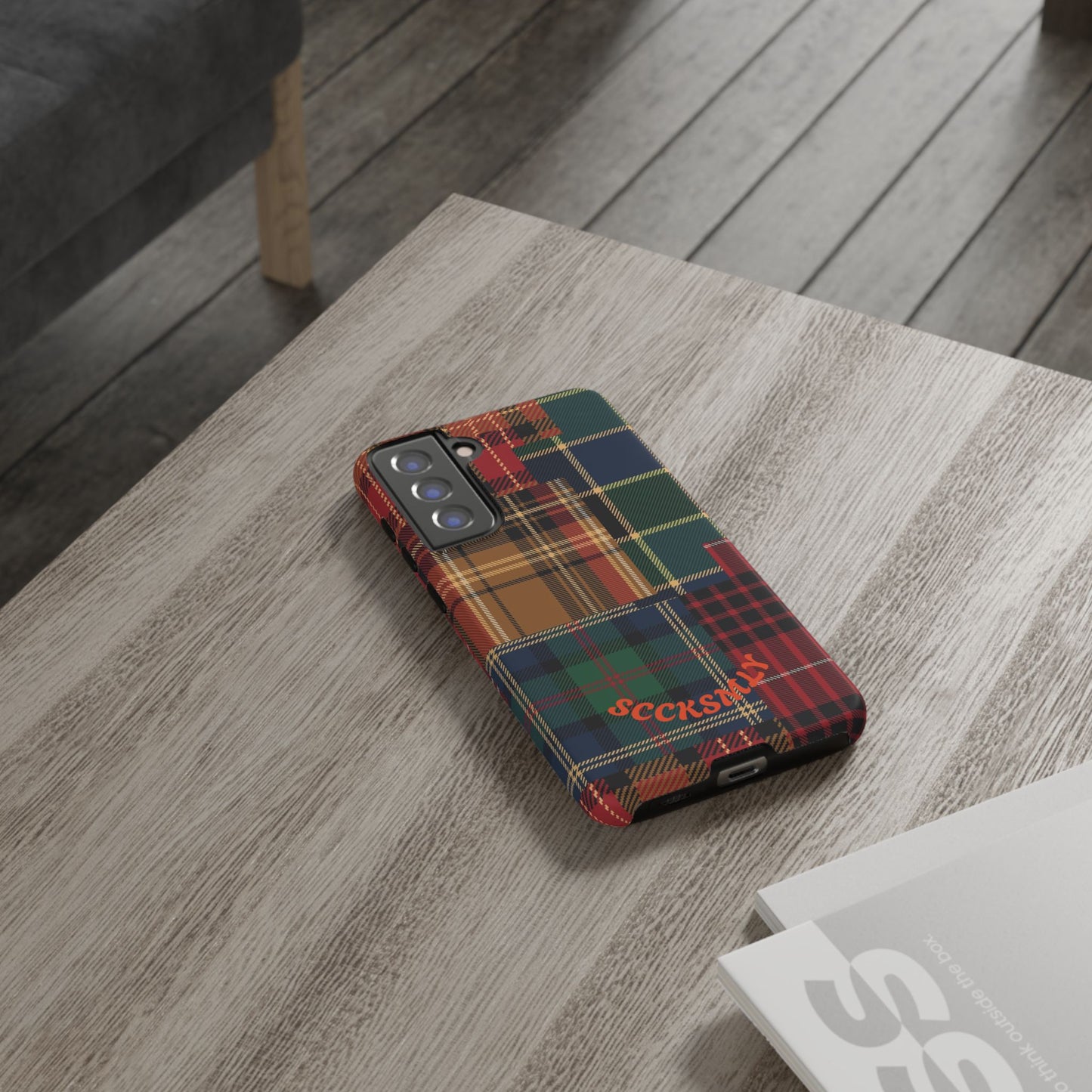 Heritage Hues Patchwork Tough Phone Case for Samsung