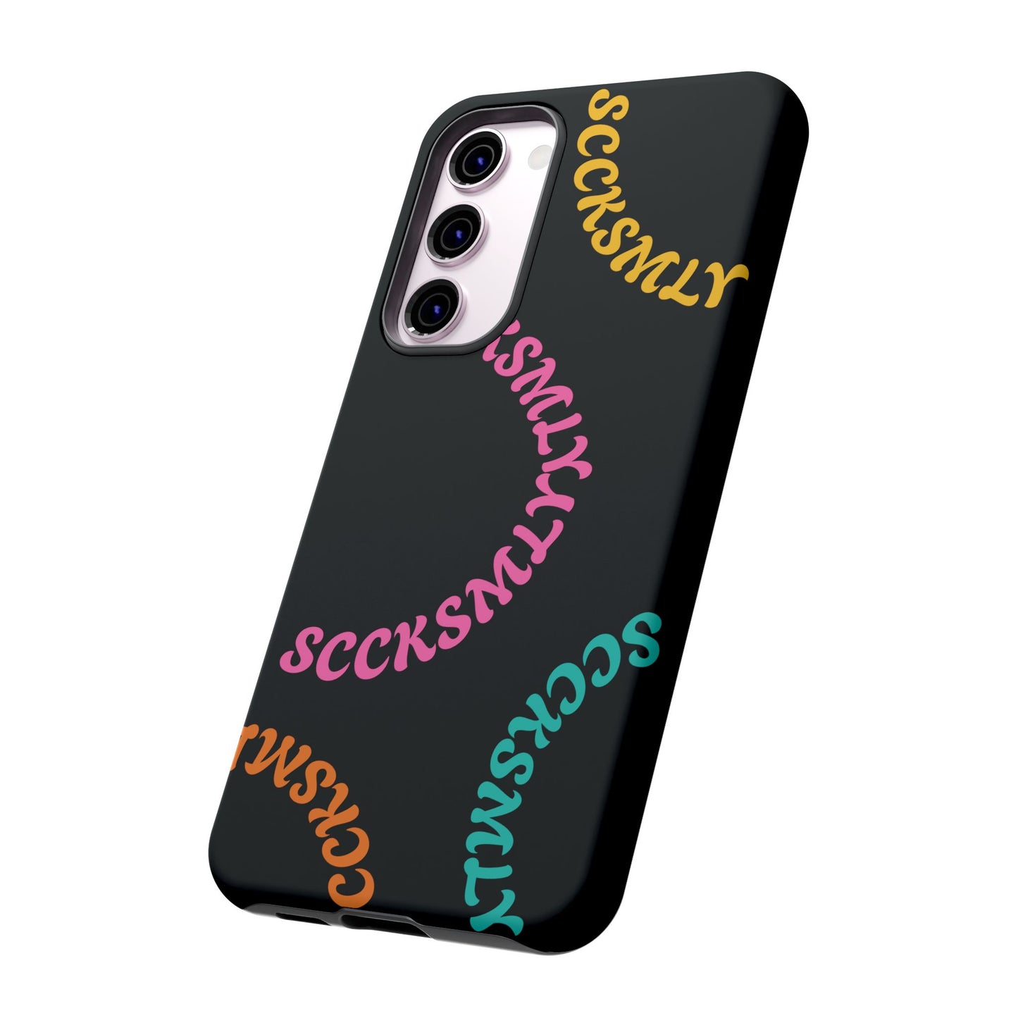 Y2K Wavy Script Tough Case for Samsung