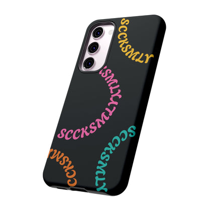 Y2K Wavy Script Tough Case for Samsung