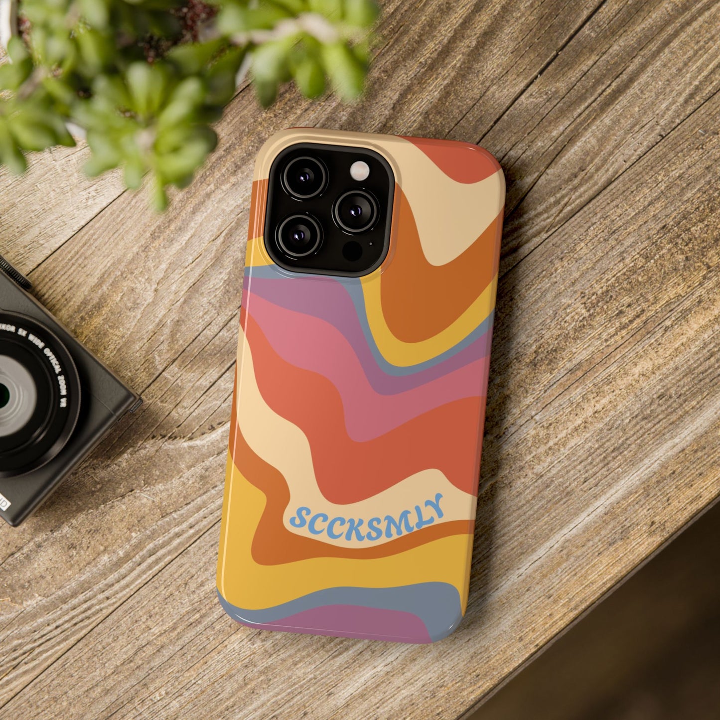 Warm Retro Phone Case for Apple