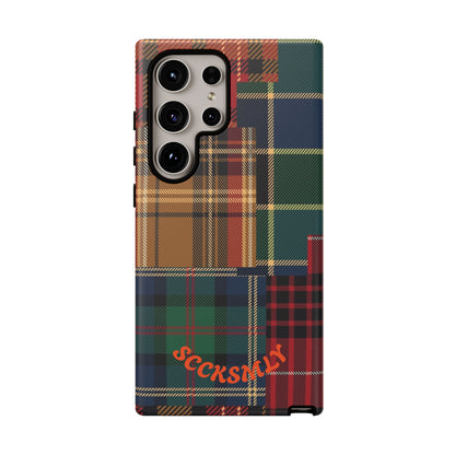 Heritage Hues Patchwork Tough Phone Case for Samsung