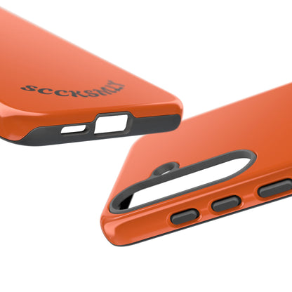 SOLID Tangerine Tough Case for Samsung