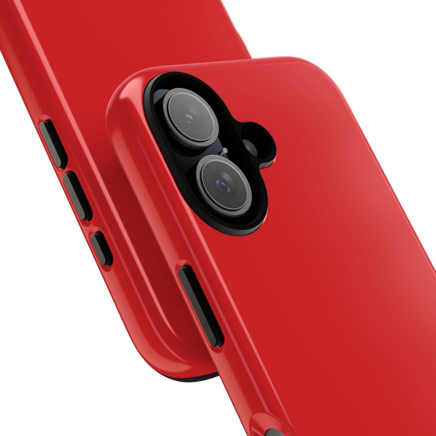 SOLID Screaming Red Tough Case for Apple