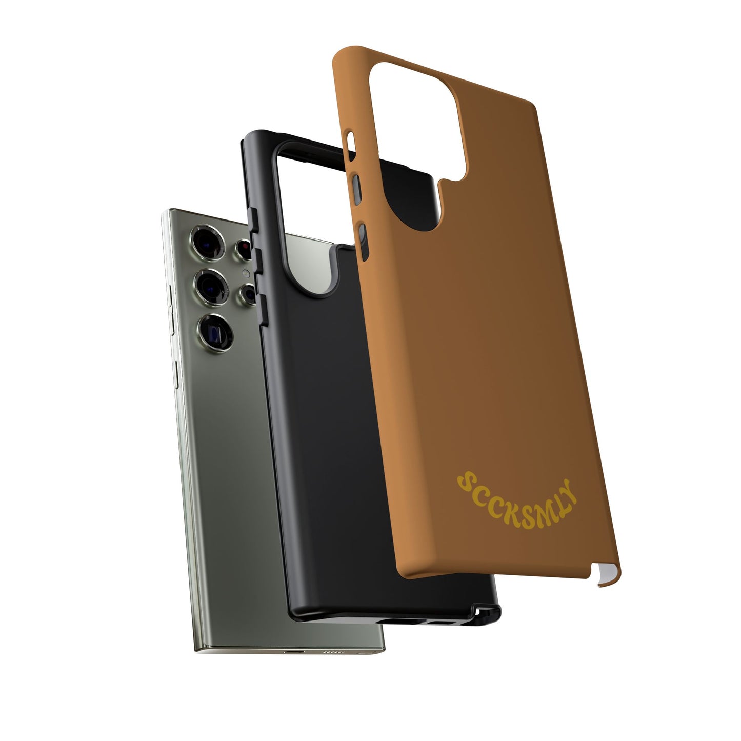 SOLID Spice Caramel Tough Case for Samsung