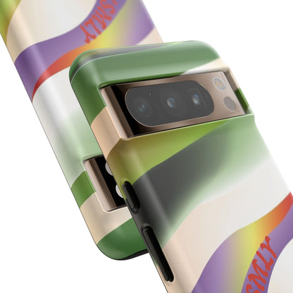 Green Waves Phone Case for Google Pixel