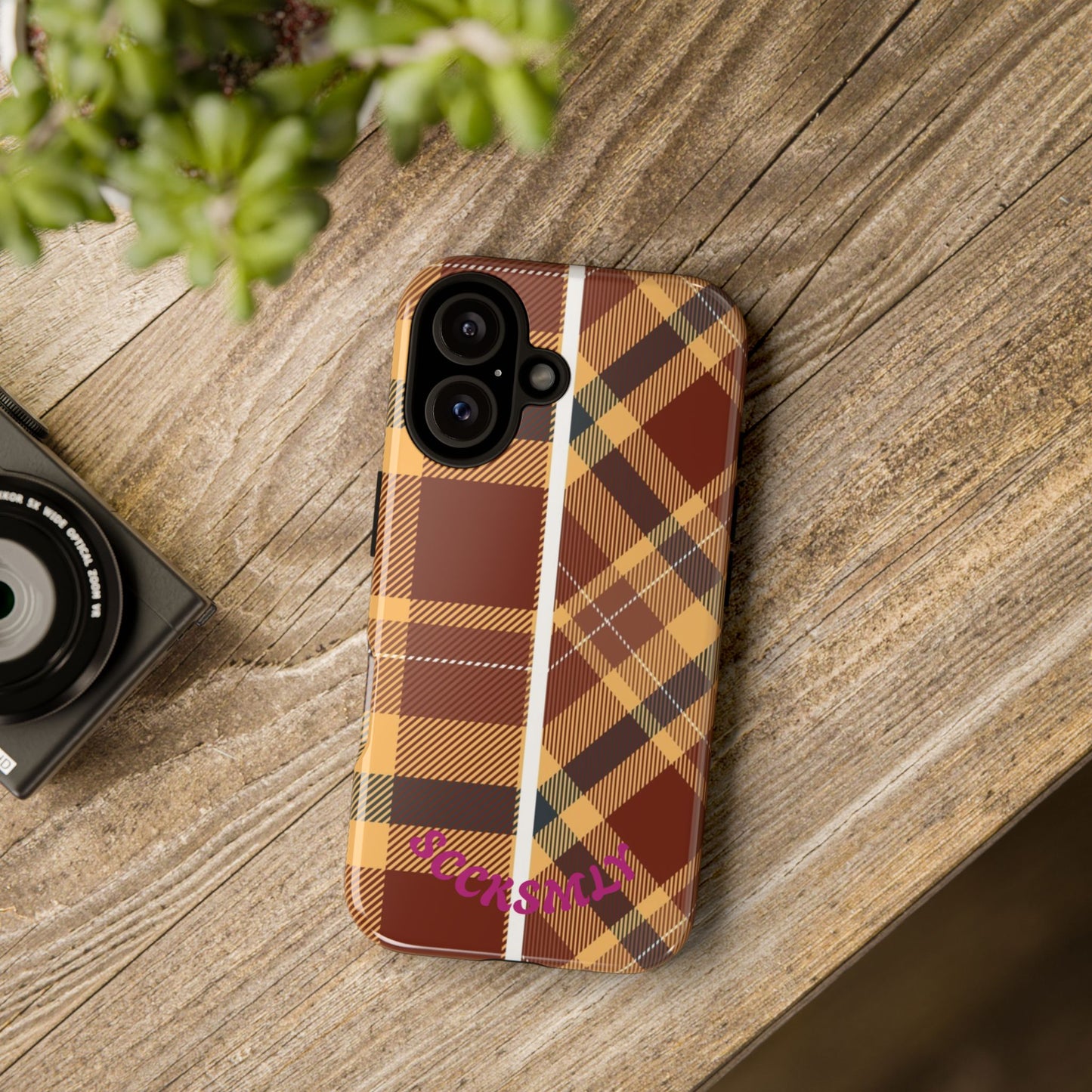 Autumn Plaid Phone Case for Apple