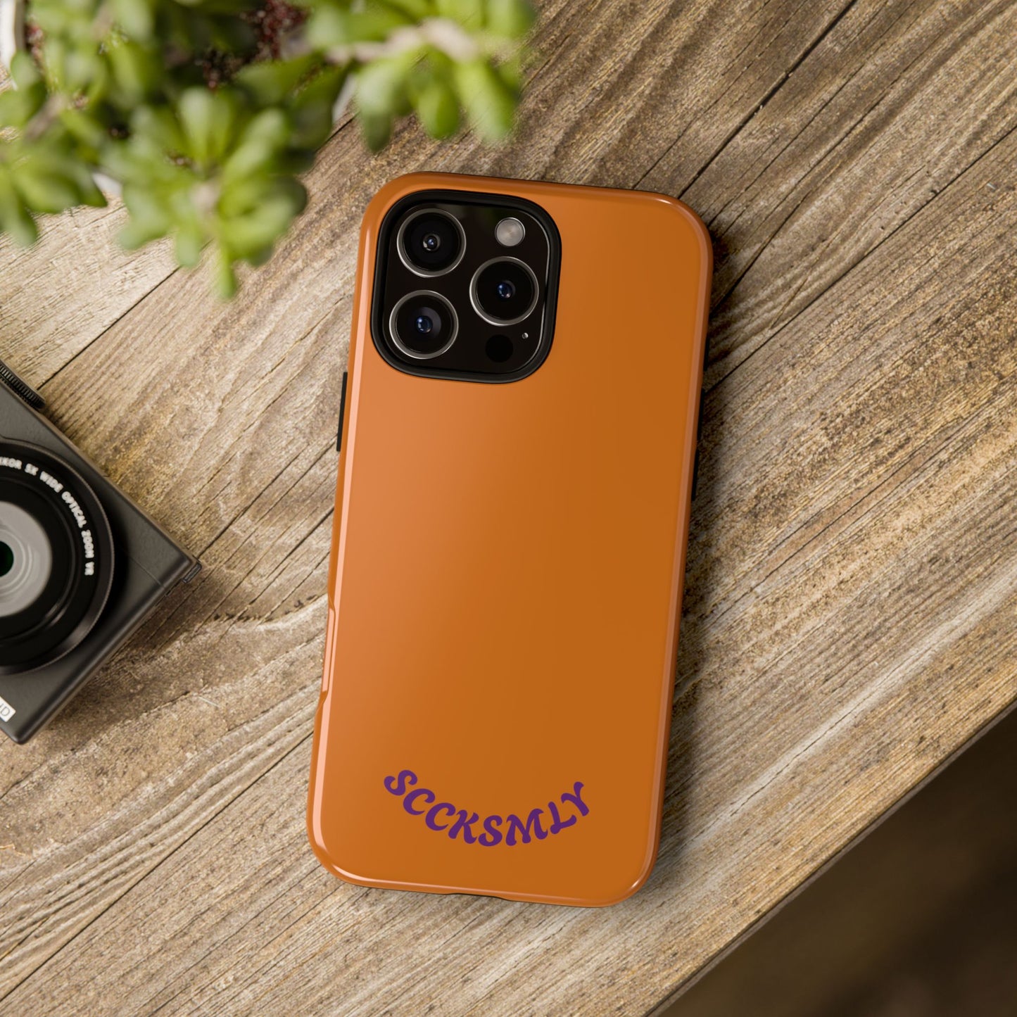 SOLID Burned Plum Tough Case for Apple