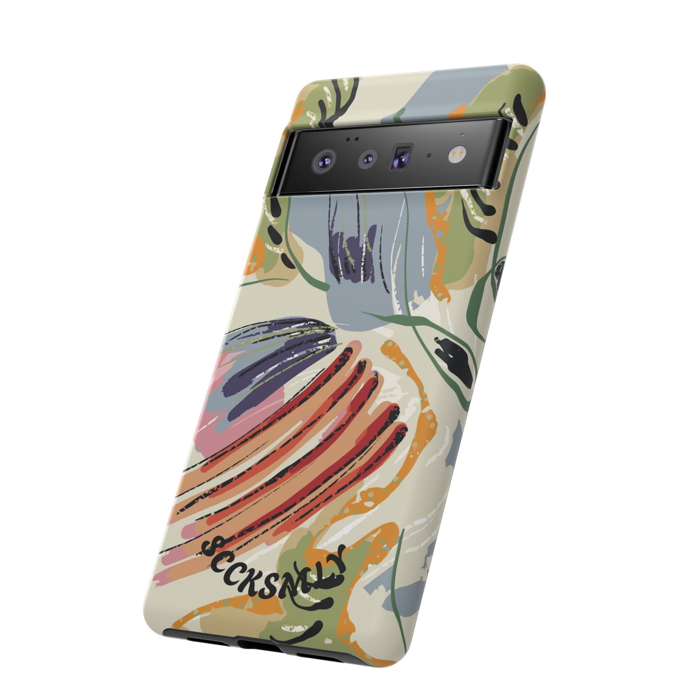 Botanical Strokes Palette Tough Phone Case for Google Pixel