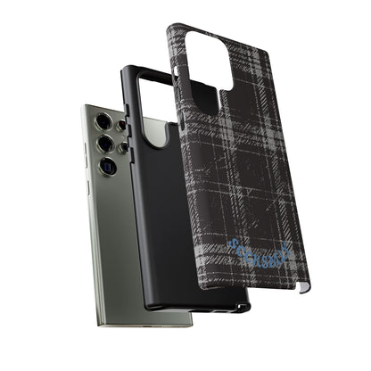 Smoky Grungy Plaid Phone Case for Samsung